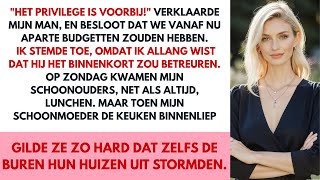 Download Lagu Mijn man wilde aparte budgetten; ik stemde toe tot zijn moeder zo hard schreeuwde dat buren kwamen. MP3