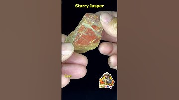 Identifying & Polishing Rocks No. 5 - STARRY JASPER #crystals #rockhounding #minerals #gemstone