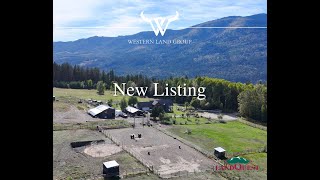 40-Acre Equestrian Estate with Luxury Home Perched above the Quaint Town of Falkland, BC