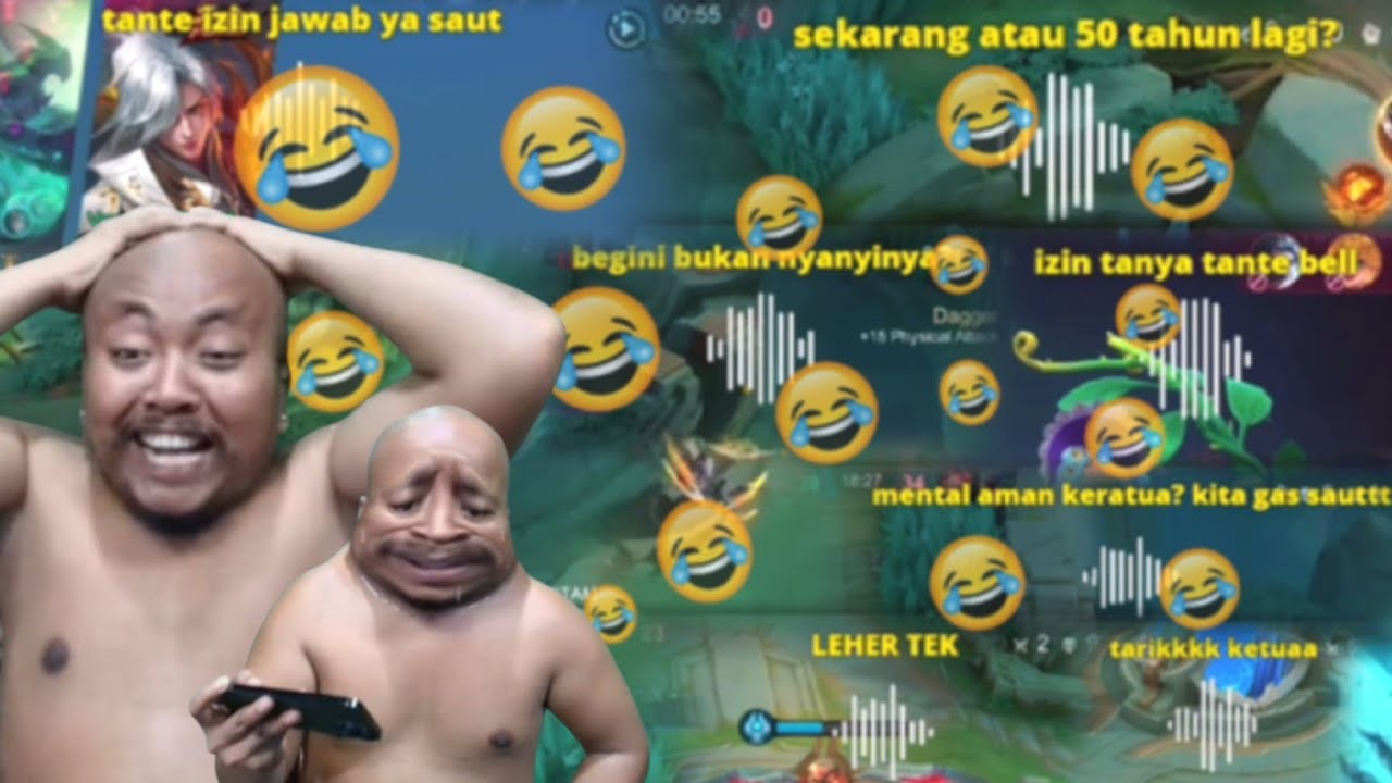 COMBO MAUT SAUT & TANTE BELL | Momen Kocak Pascol