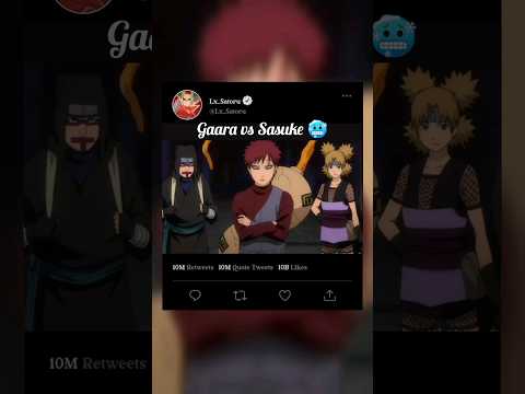 Sasuke Vs Gaara 🔥#naruto #shorts #sasuke #uchiha #madara #itachi #gaara