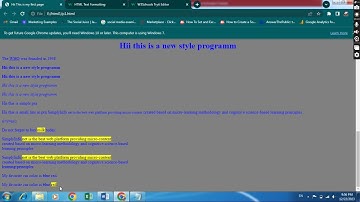 html del tag and  ins tag