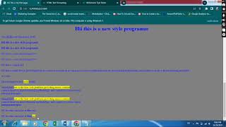 HTML del tag and ins tag