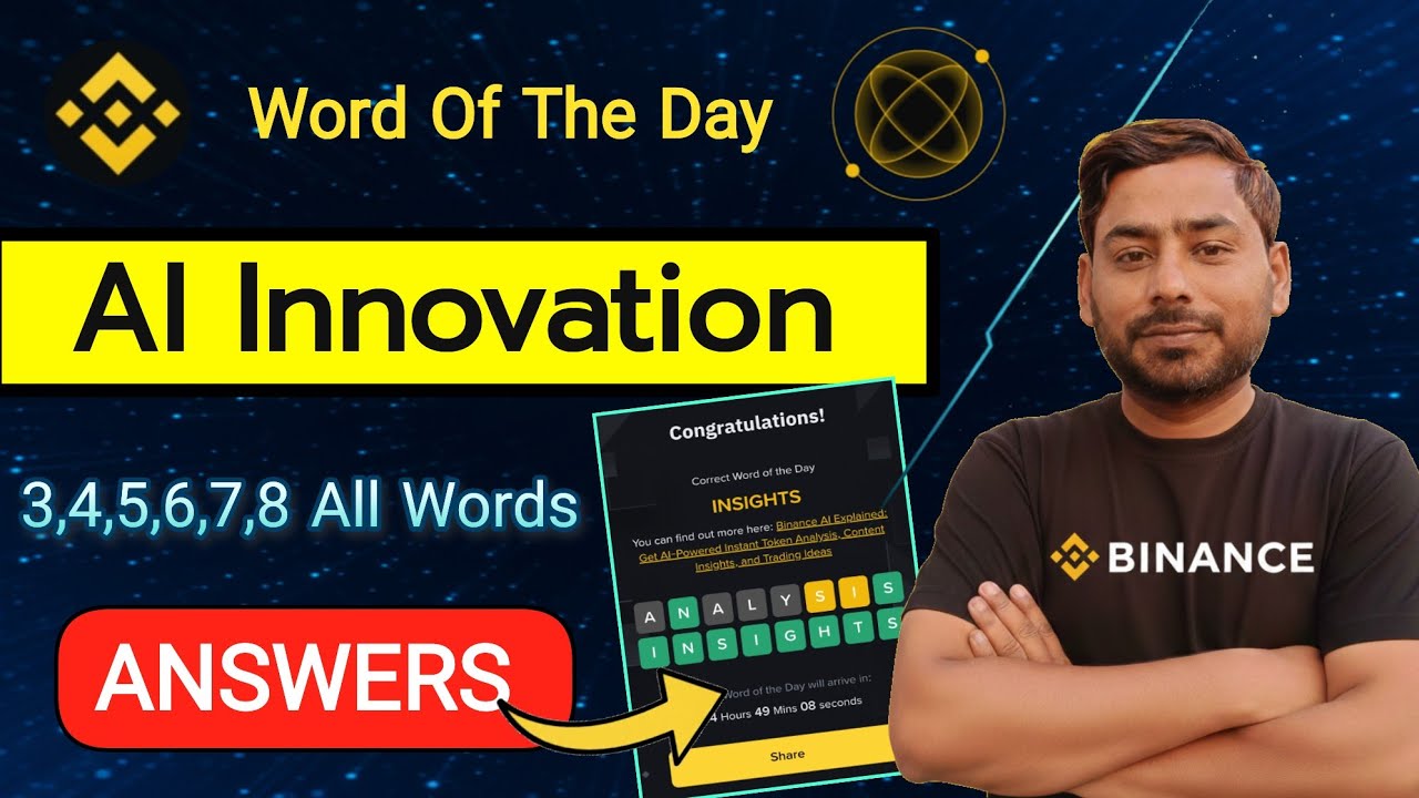Theme AI INNOVATION WOTD | Binance Word Of The Day | Today Crypto Wodl Answers
