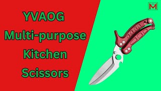 YVAOG Multi-Purpose Kitchen Scissors- The Best Kitchen Scissors on Amazon #ad