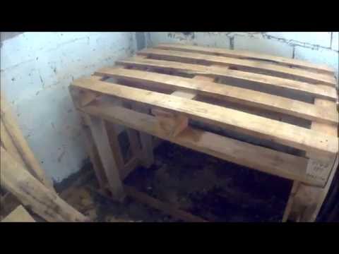 DIY Pallet Workbench - YouTube
