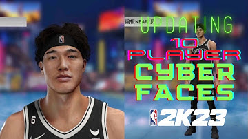 9 Player Cyberfaces UPDATED AND ADDED IN NBA2K23 PC MODS