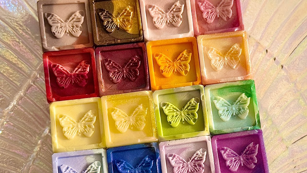 Делаем воск, который легко сломать один за другим! (+формочка-бабочка)