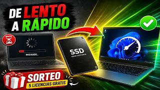⚡Revivir portátil viejo en 10 minutos (sin perder nada) | HDD a SSD