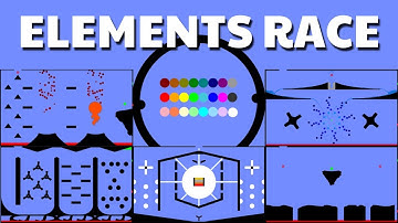 24 Marble Race EP. 4: Elements Race