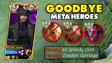 GOODBYE META HEROES! CLINT NEW META DESTROYER BUILD WILL MAKE HIM META AGAIN!! CLINT BEST BUILD 2023