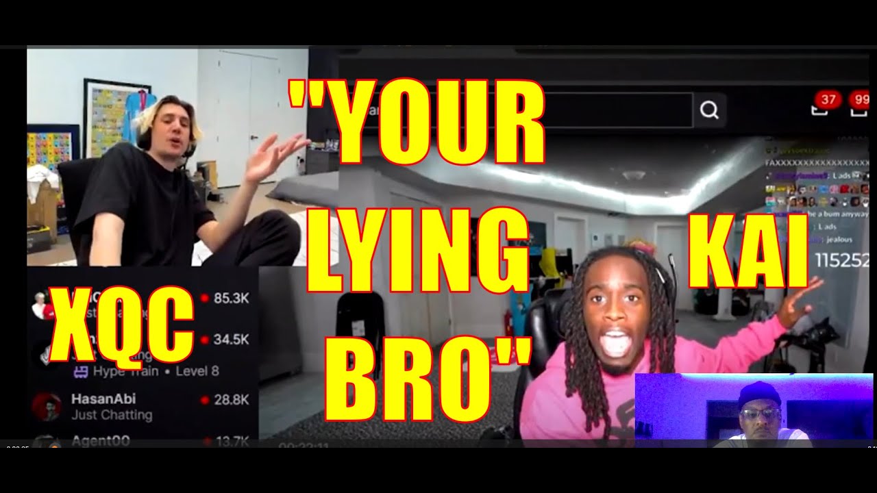 XQC Exposes Kai Cenat Of Botting To Get More Views - YouTube
