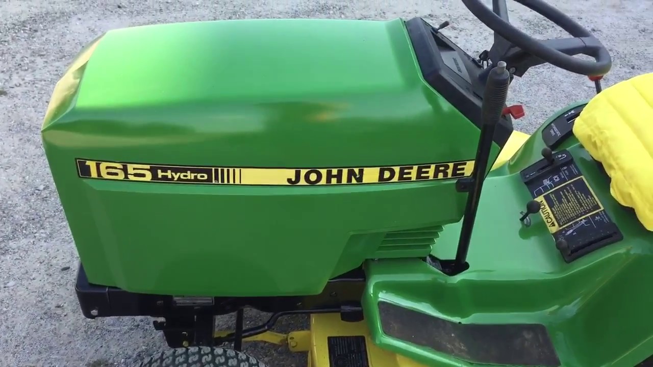 John Deere Hydro 165 Finished