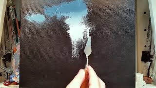 Walking to Flinders Street Station - In the Rain - Palette Knife | Brush Oil Painting Dusan