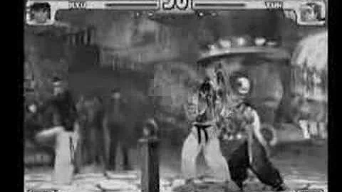 match gag: akra (gouki/ryu) vs kaioh (ken/yun)