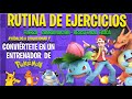 Pokmon rutina de ejercicios convirtete en entrenador de pokemones y evolucionalos