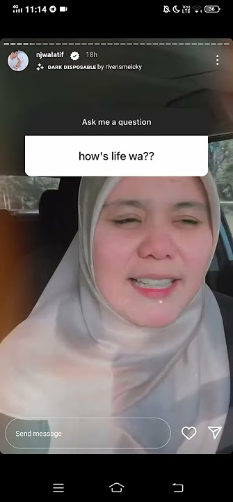 life wawa after kahwin 🤣🙂 #najwalatif #qna #askmequestion