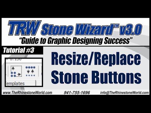 TRW Stone Wizard 3.0 Tutorial 3: Resize / Replace Stone Buttons