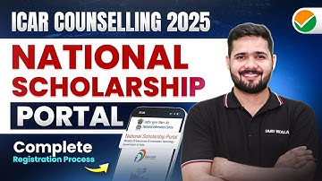 Urgent ICAR UG, PG & PhD 2025 Counseling Update | National Scholarship Portal Registration