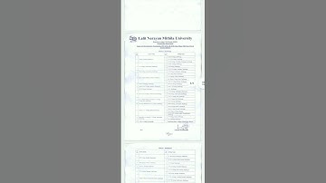 Lnmu part 1 examination programme list 2021 #shorts