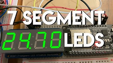 ESP32: How to Setup Adafruit 7 Segment LED Display w/I2C Backpack