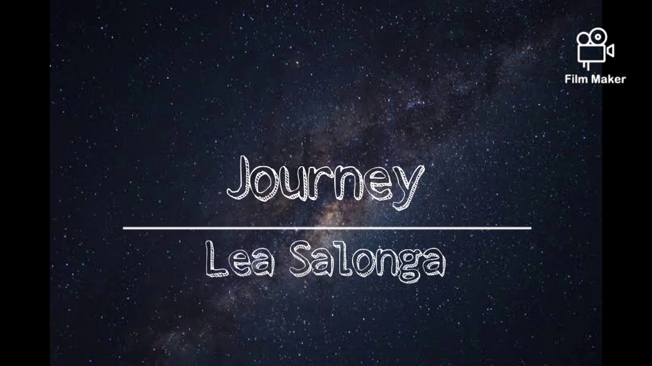 journey by lea salonga with lyrics karaoke