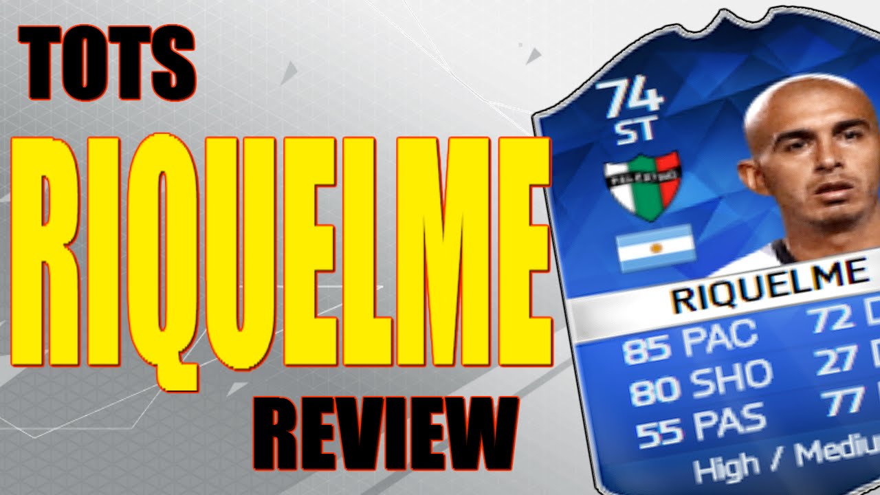Fifa 16 - TOTS - MARCOS RIQUELME - REVIEW