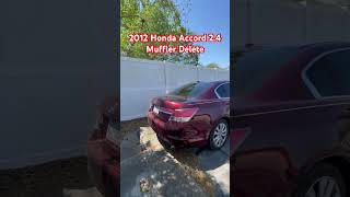 K24 Honda Accord Muffler Delete