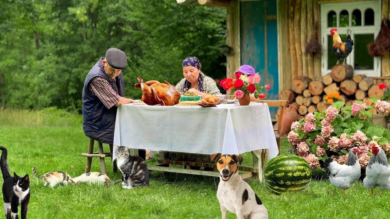 Бабушка Приготовила Плов с Курицей и Сухофруктами.