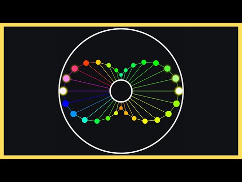 So COOL How This Pendulum Wave Bounces Inside The Circle | Chromatic Scale | Polyrhythms