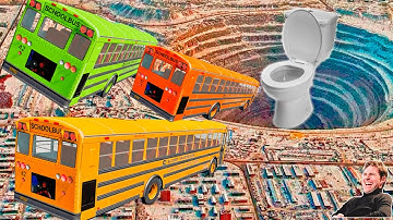 100 School Bus Jumps & Crashes – BeamNG Drive Crazy Bus Crash Test Compilation