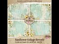 Sunflower Collage Reverie Junk Journal Paper | Junk Journal | Printable Journal Pages |
