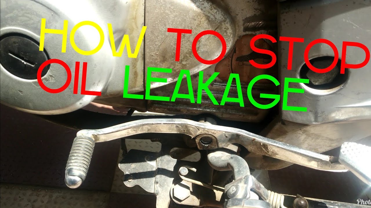 How to stop OIL LEAKAGE FROM GEAR ROD Bajaj bikes common problem in