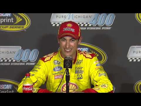 Joey Logano - Michigan Post Qualifying