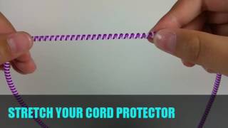 How To Protect Your Charger Cables From Wear and Tear  Spiral Cord Protector Demo