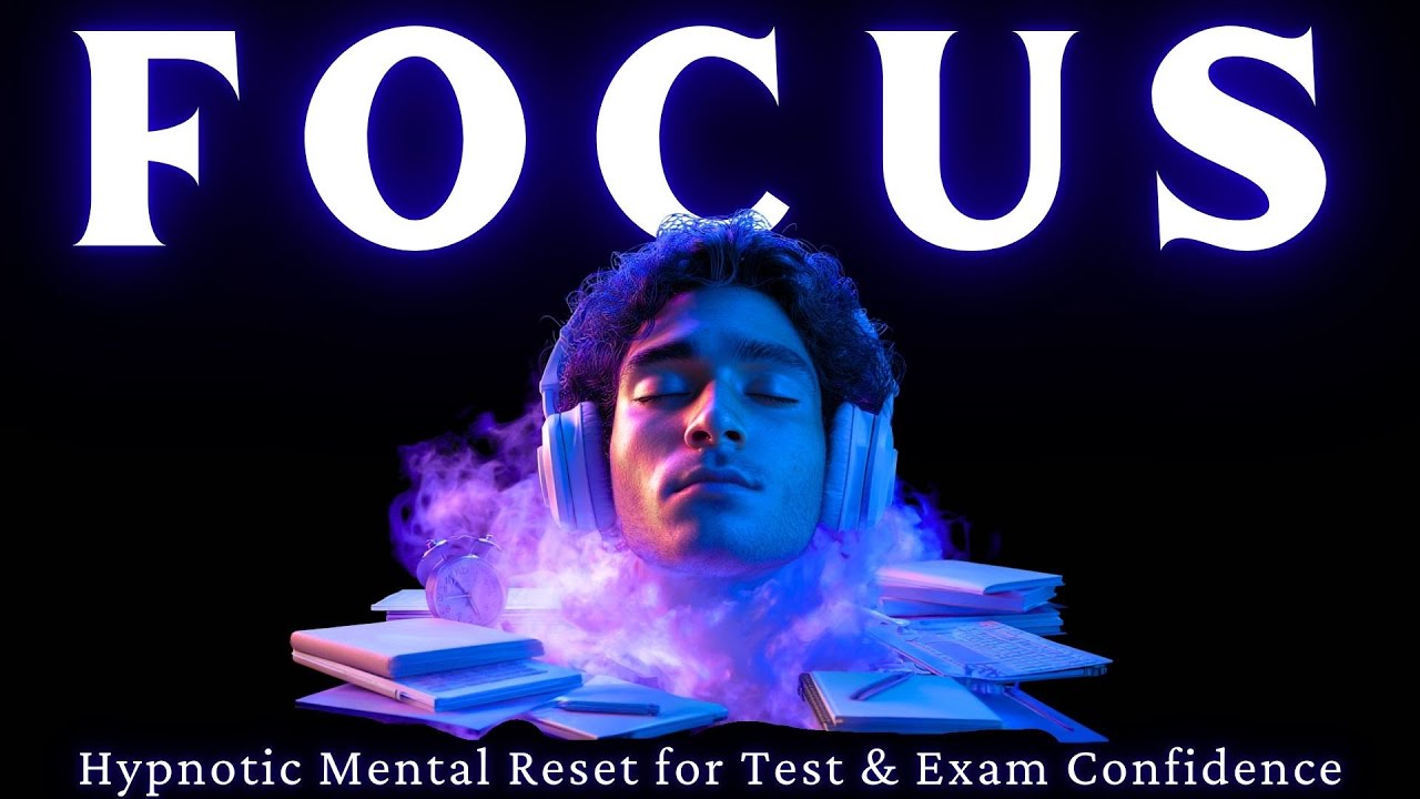 10 Minute Hypnosis for Studying, Memory Recall, Concentration, Focus - Exam &amp; Test Anxiety - YouTube