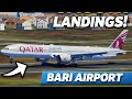 4 BIG Aircraft Smooth landings in Bari Airport. #aviation #airplane #landing #smoothlanding #viral 