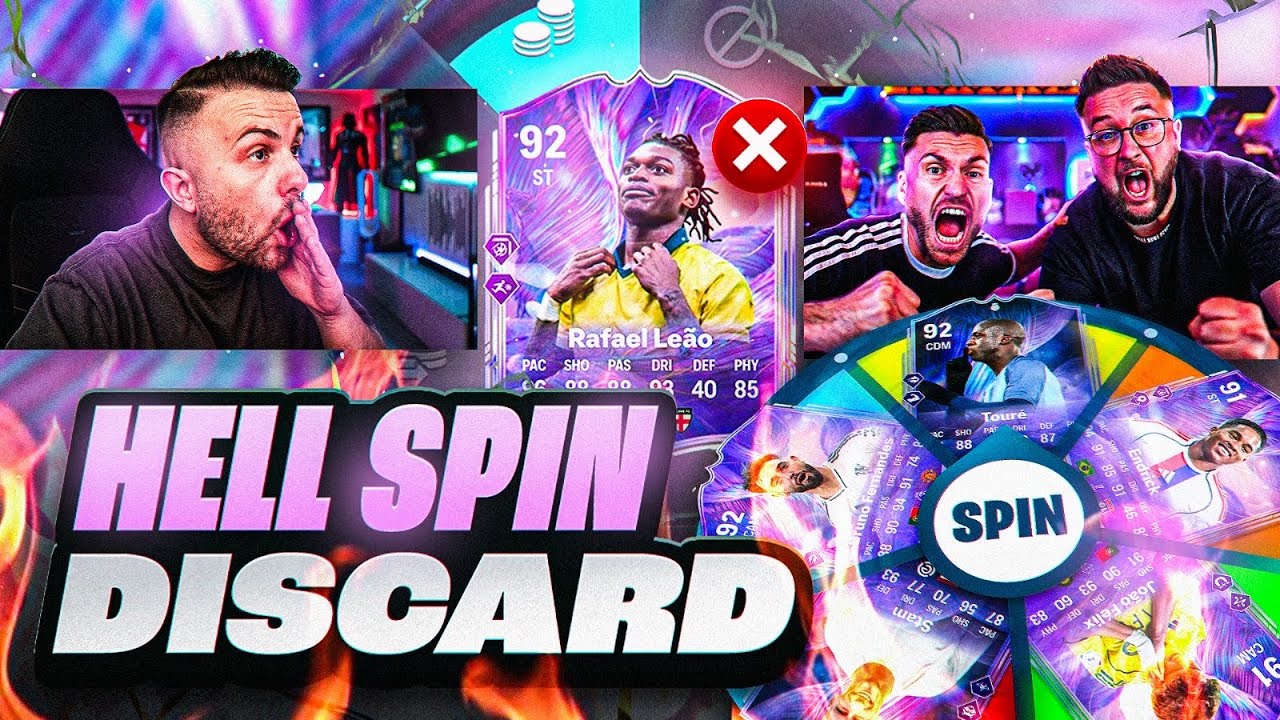 1,2,3 ALARMA ALARMA 🚨 Fut Fantasy HELL SPIN DISCARD Battle vs @TisiSchubech 🔥
