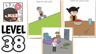 Brain Test 5 Level 38 – All Parts Walkthrough