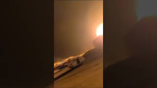 لحظة انفجار محطة المفزر لتعبية الغاز المنزلي في صنعاء
