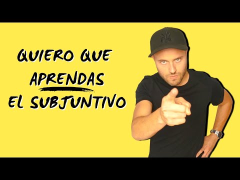 Cómo usar el PRESENTE DEL SUBJUNTIVO de forma FÁCIL