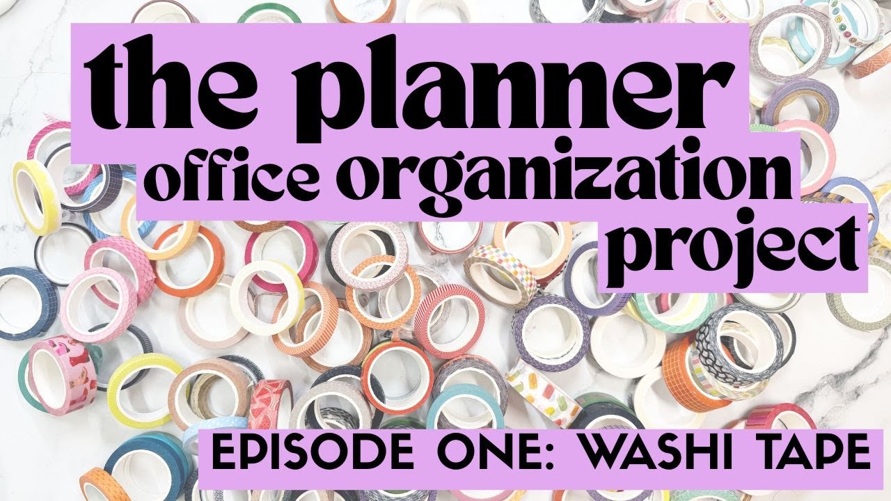 Как избавиться от лишнего и организовать использование декоративного скотча | Проект по организац...