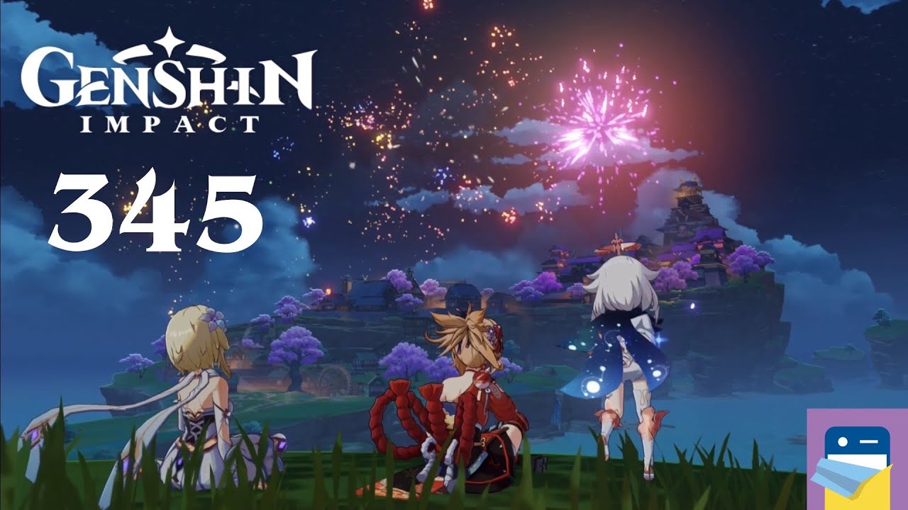 Genshin Impact - Inazuma & Playing As Yoimiya & Fireworks - Update 2.0 - Part 345 Walkthrough