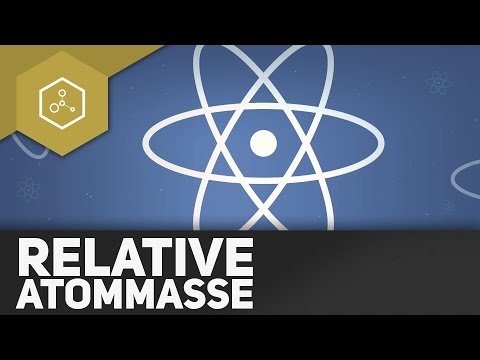 Video: So Finden Sie Die Relative Atommasse