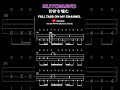 【TAB譜付ベース】ずっと真夜中でいいのに。(ZUTOMAYO) - 秒針を噛む (BYOUSHINWO KAMU) | WITH PDF FILE【BASS TAB】 #shorts