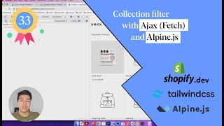 33 - Collection filter with Ajax (Fetch) and Alpine.js