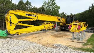 Watch Komatsu’s First HighReach Demolition Excavator in U.S.