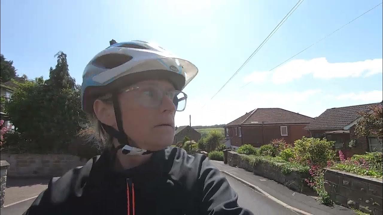 Handheld camera shot cycling along Thornhill Edge YouTube
