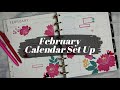 February 2021 Calendar Planner With Me