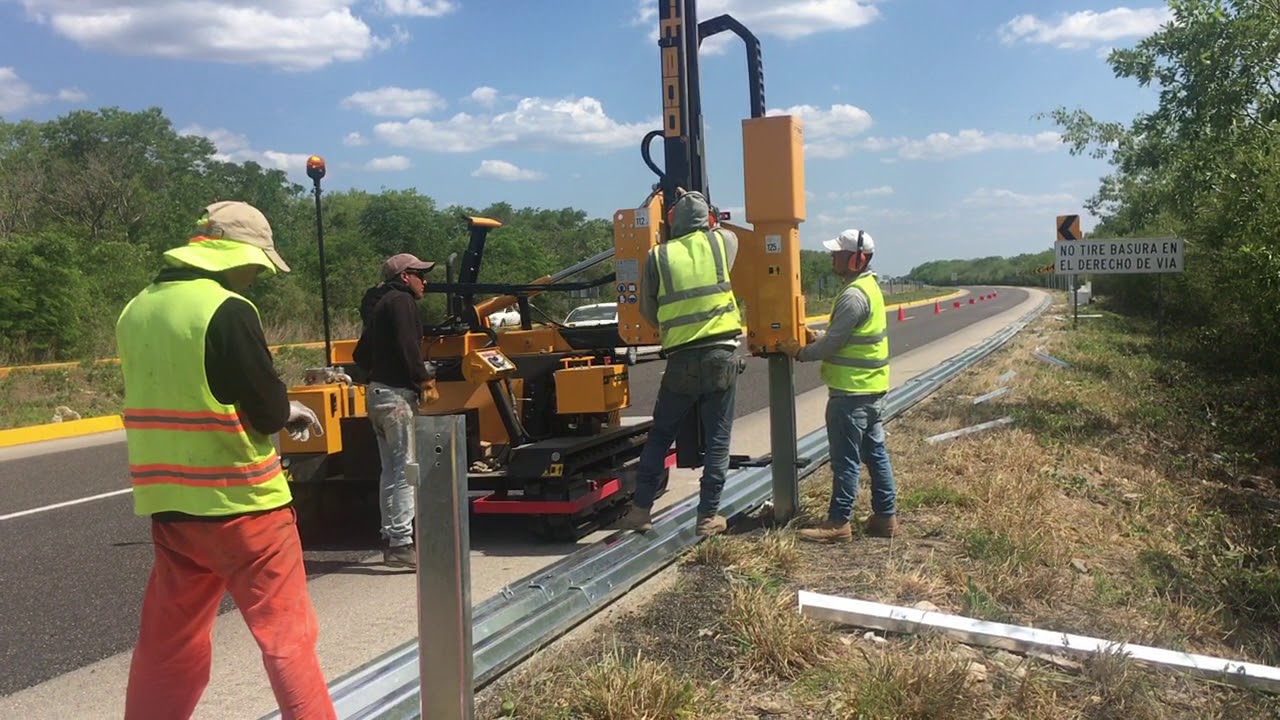 Instalacion de defensa metalica 3 crestas NC 4 YouTube